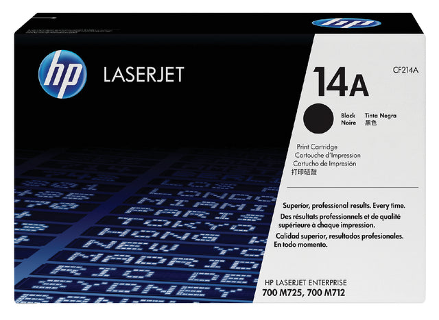 Tonercartridge HP CF214A 14A Schwarz