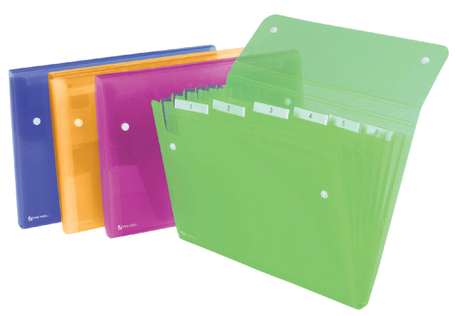 Tri Folder Rexel Ice 6-vaks Assorti