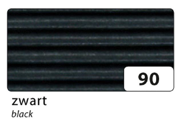 Golfkarton Folia E-Golf 50x70cm 250gr Nr90 Schwarz
