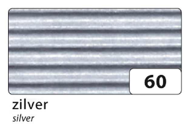 Golfkarton Folia E-Golf 50x70cm 250gr Nr60 Silber | 10 Stück