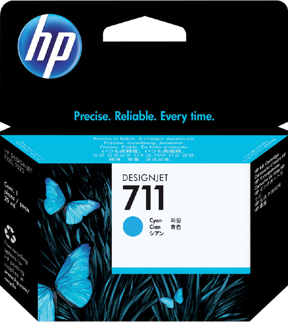 Tintenpatrone HP CZ130A 711 Blau