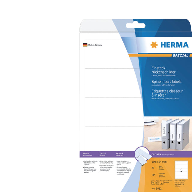 Teppich Intekkart Herma 5032 Weit 54x190mm Weiß | 32 Stücke