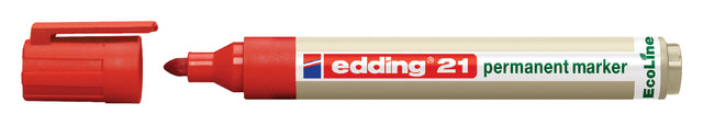 Filztip Edding 21 Eco um rot 1,5-3mm | 10 Stück