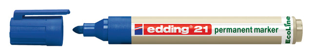 Filztip Edding 21 ECO Round Blue 1,5-3mm | 10 Stück
