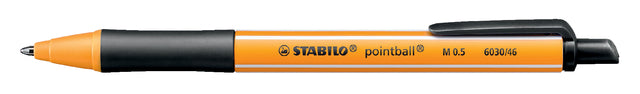 Kugelschreiber Stabilo Pointball 6030/46 Schwarz | 10 Stück
