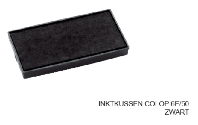 Stempelkissen Kolp 6th/50 schwarz | 5 Stücke