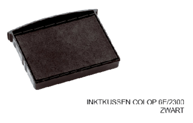 Stempelkissen Kolp 6th/2300 Schwarz | 5 Stücke