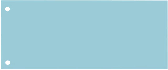Partitionstreifen Oxford Schmale 240x105mm 190gr Blue | 30 Stücke