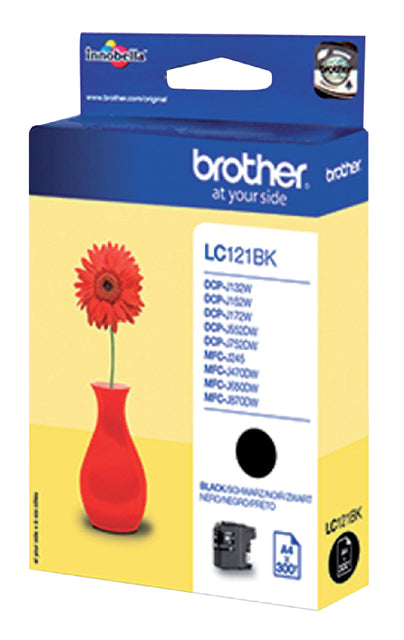 Tintenpatrone Brother LC-121bk schwarz | 1 Stück
