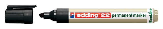 Filztip Edding 22 Ecoline Slanted Black 1-5mm