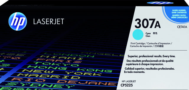 Tonercartridge HP CE741A 307A Blau