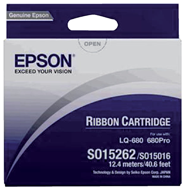 Lint Epson S015262 für LQ-670 Nylon Black