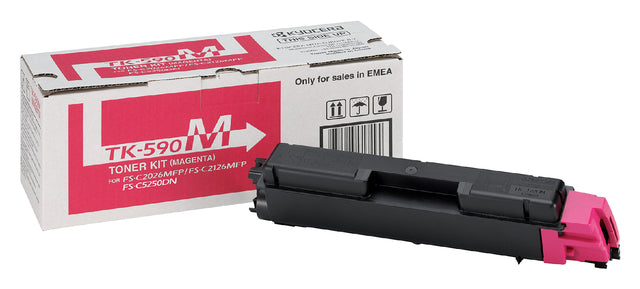 Toner Kyocera TK-590m Rot