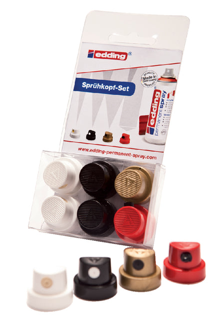 Sprühkopfset für Edding