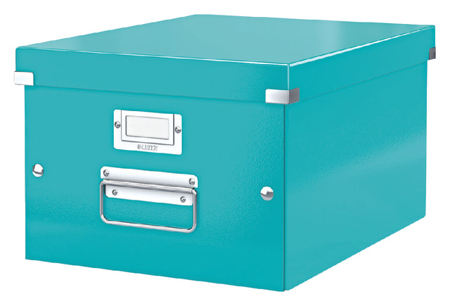 Speicherbox Leitz Wow Click & Store 281x200x370mm Eisblau