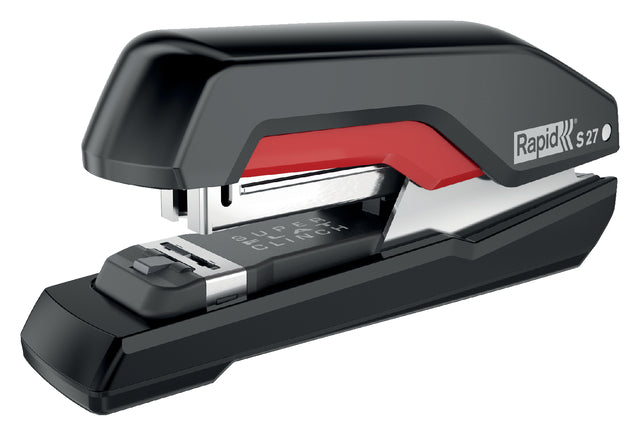 Office Machine Rapid Supreme Full-Strip S27 30 Blatt schwarz/rot