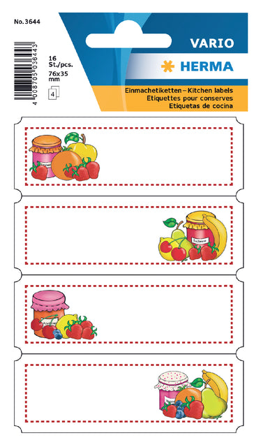 Herma 3644 Küchenfrucht Range | 10 Stück
