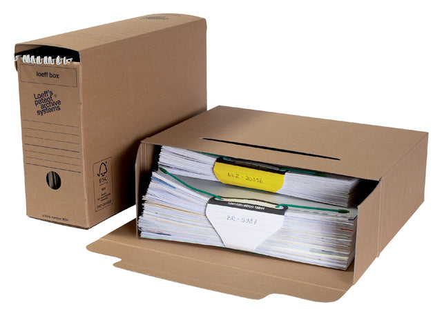 Archivbox Loeffs Box 3030 Folio 370x260x115mmmm
