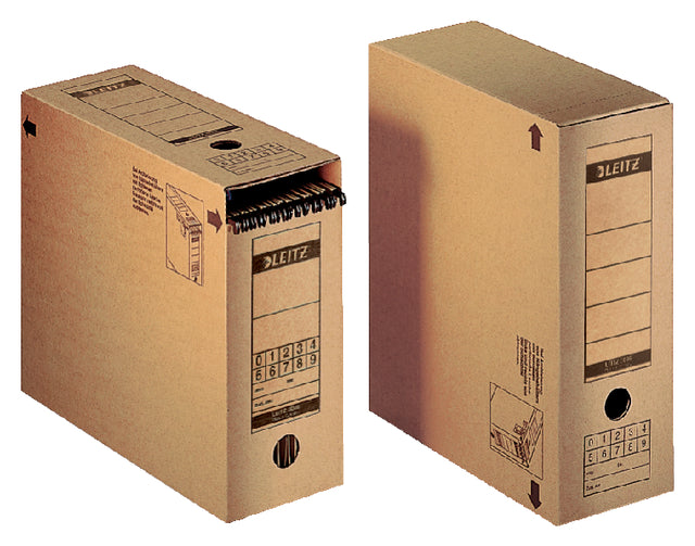 Archivbox Leitz Premium 120x275x325mm mit schließt -offventil Brown | 10 Stück