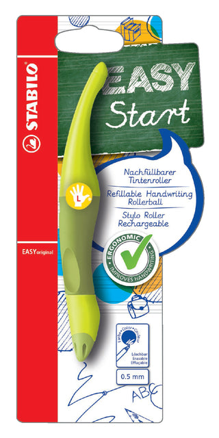 Rollerpen Stabilo Easyoriginal Linkshanded Lime/Green Blister | 3 Stück