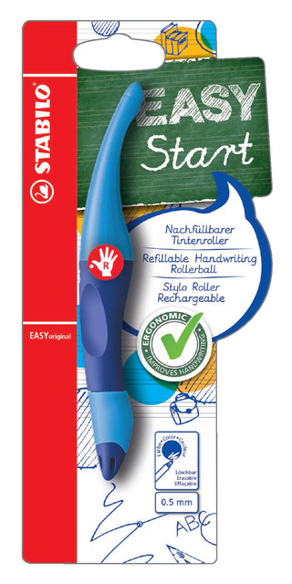 Rollerpen Stabilo Easyoriginal Right -Handed Hell/Dunkelblau Blister | 5 Stücke