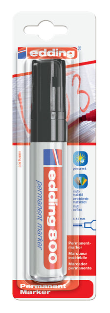 Filztip-Edding 800 schräg schwarz 4-12mm Blase