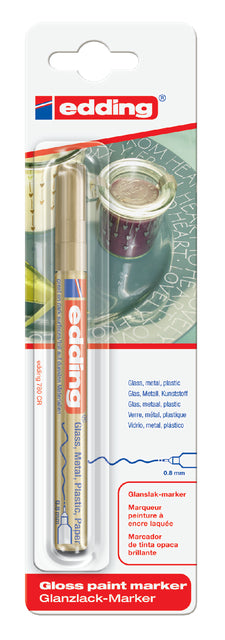 Felt -Tip Edding 780 Marker laquer autour de lor boursoufleur de 0,8 mm | 10 morceaux