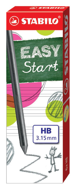 Bleistiftstift Stabilo Easyergo 7890/6 3.15 mm HB Box bei 6 Teilen