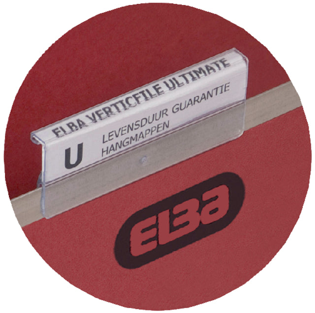 Fahrer Elba für vertile Hangordner 65mm transparent