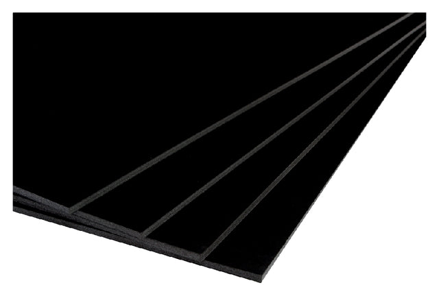 Foamboard A4 2-seitig 5 mm schwarz