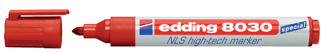 Filztip Edding 8030 NLS High-Tech-Marker 1,5-3mm rot