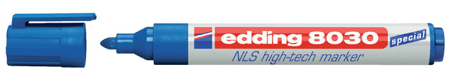 Viltsttift EDDing 8030 NLS High-Tech-Marker 1,5-3mm Blau | 10 Stück