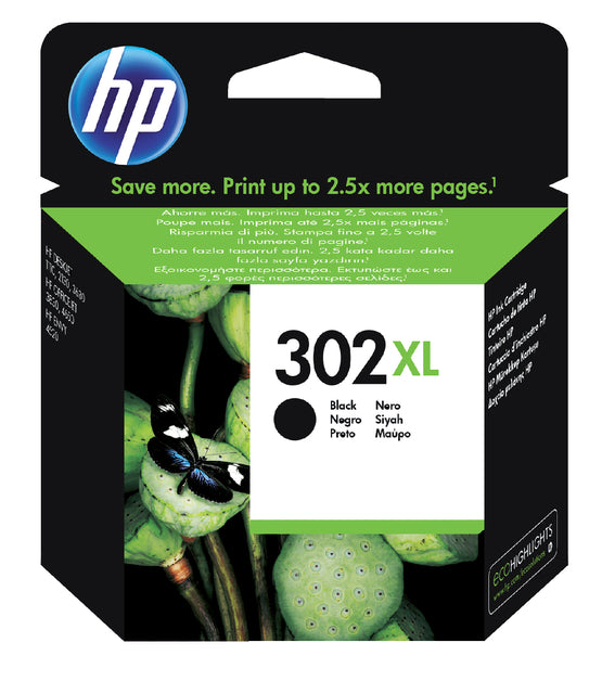 Tintenpatrone HP F6U68AE 302XL Schwarz