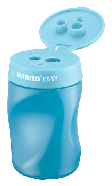 Bleistift schärfer Stabilo Easy 4502 3 in 1 rechts blau