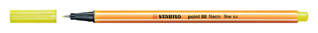 Fineliner Stabilo Point 88/024 Neon Geel | 10 Stück