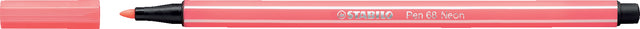Filz -Tip Stift Stabilo Pen 68/040 Neon Red | 10 Stück