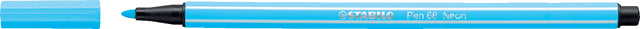 Filz -Tip Stift Stabilo Pen 68/031 Neonblau