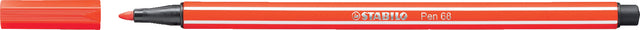 Filz -Tip Stift Stabilo Pen 68/40 Light Red | 10 Stück