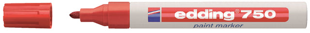 Filztip Edding 750 Patentmarker um rot 2-4mm | 10 Stück