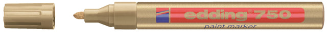 Filztip Edding 750 Lackmarker um Gold 2-4mm | 10 Stück