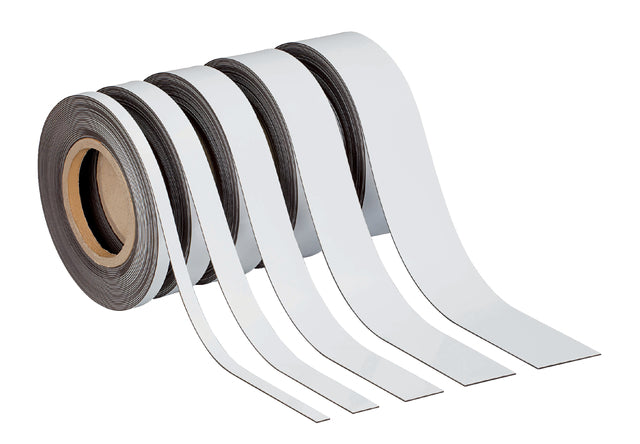 Magnetband Maul beschreibt Wisbarar 10mx50mmx1mm weiß