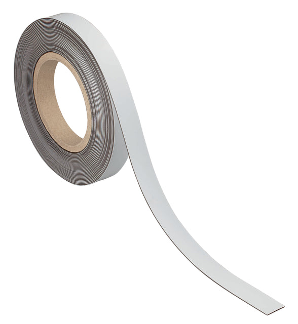 Magnetband Maul beschreibt Wisbarar 10mx20mmx1mm weiß