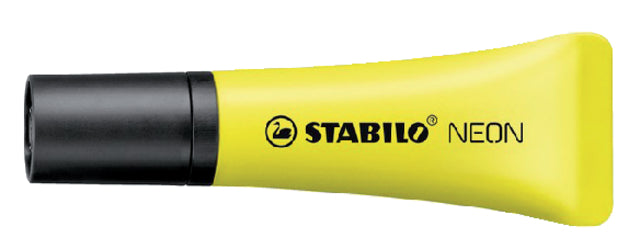 Markierungsmarker Stabilo 72/24 Neon Geel