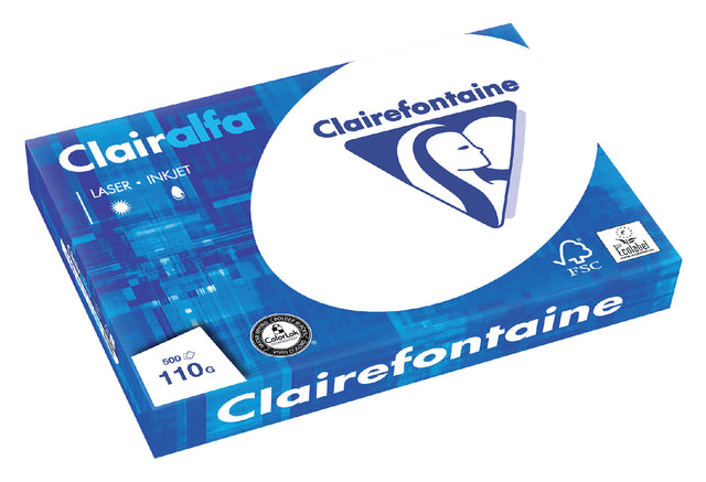 Kopie Papier Clairefontaine Clairalfa A3 110gr White 500vel