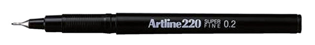 Fineliner Artline 220 um 0,2 mm schwarz | 12 Stücke