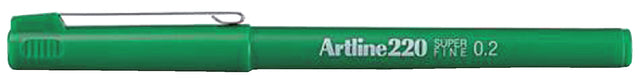 Fineliner Artline 220 um 0,2 mm Grün