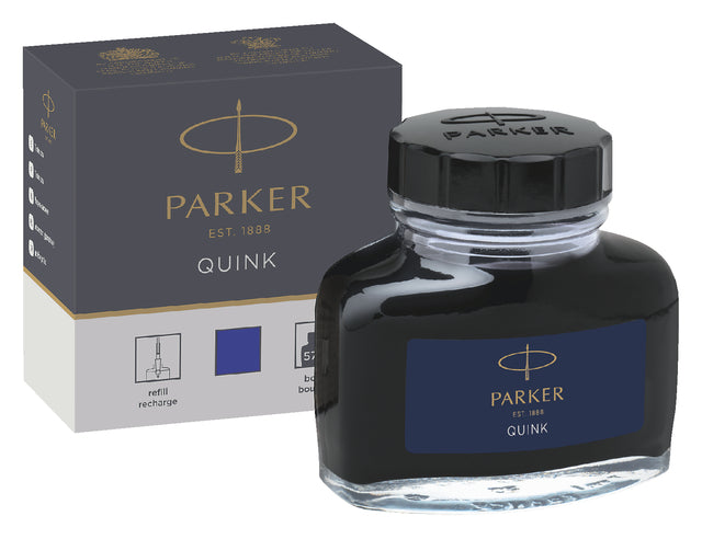 Brunnenstift Tinte Parker Quink permanent 57ml blau