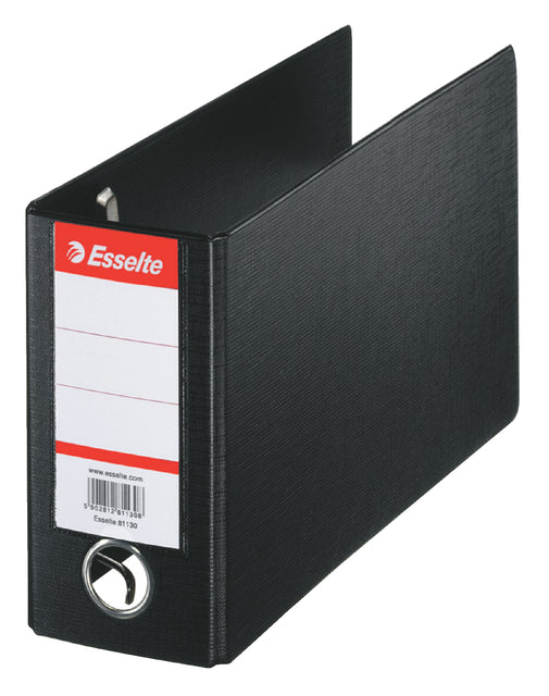 Ordner Esselte Giro 80mm PP 16x28cm Schwarz