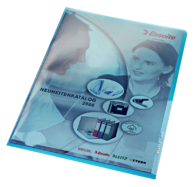 L-MAP Leitz Premium Las Seam Copy Safe 0,15 mm PVC A4 Blau