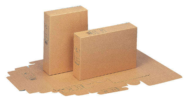 Esselte A4-Archivbox mit braunem Aufdruck | Umkarton mit 25 Stück